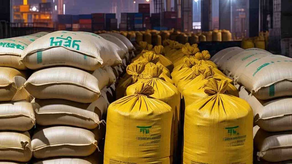 Beras Tertahan di Selat