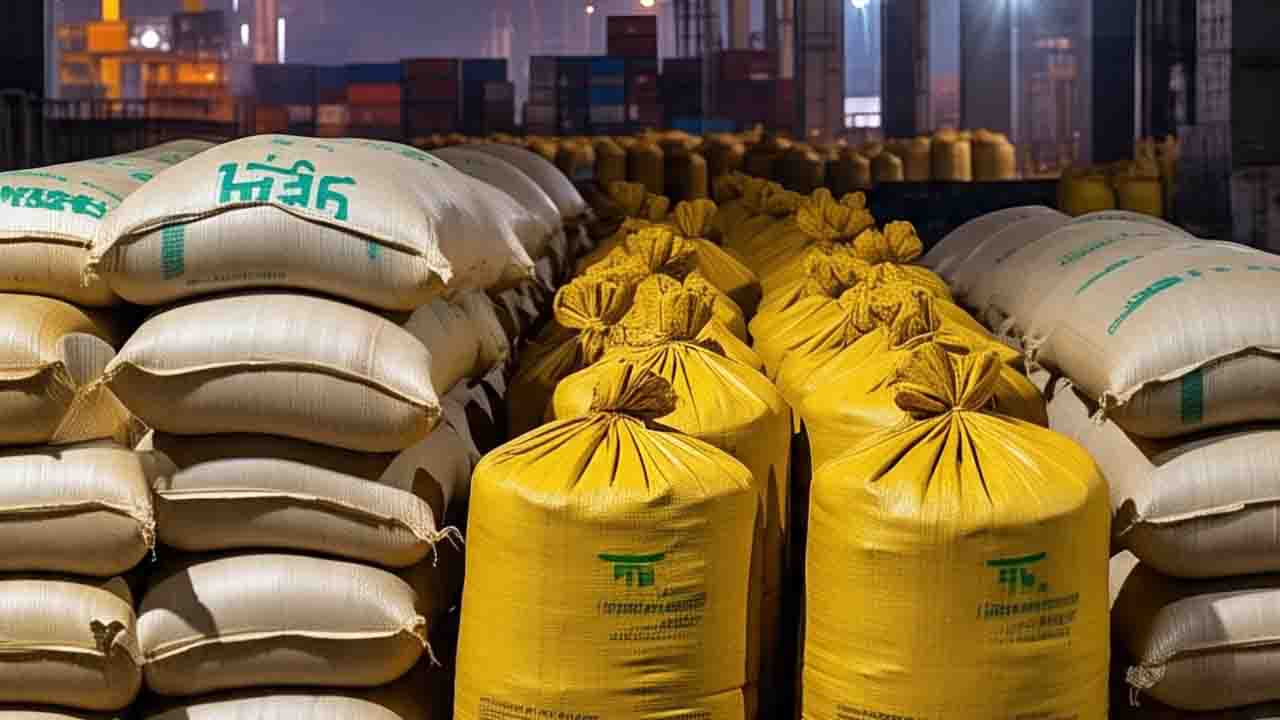 Beras Tertahan di Selat
