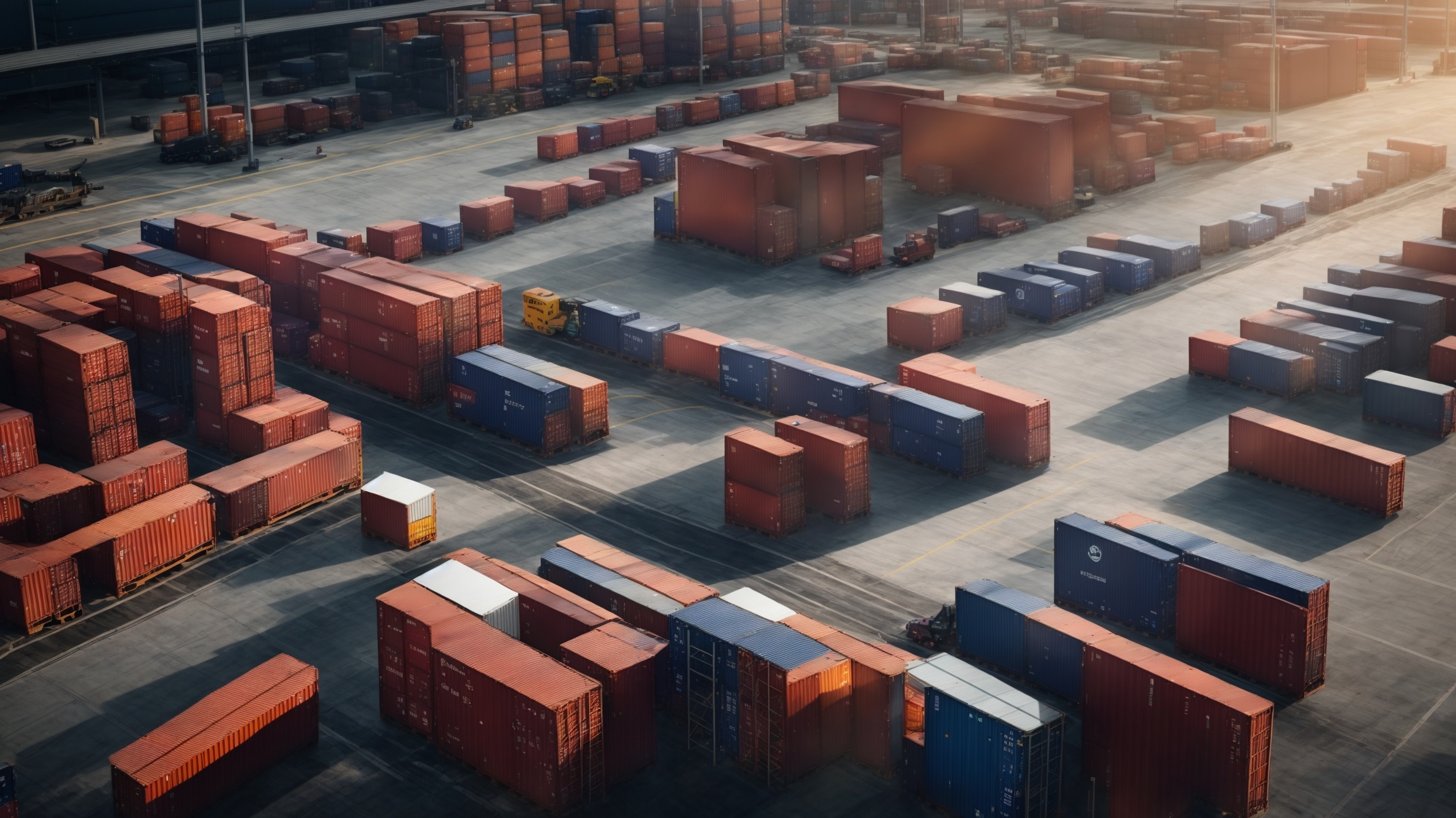 Digital logistics transforms cargo at a modern freight hub