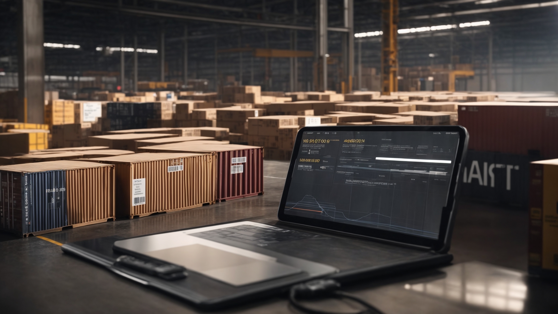 Digital cargo platform interface in logistics